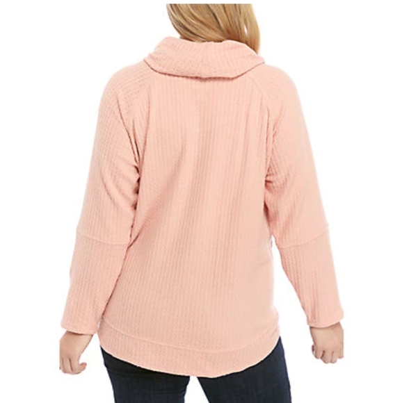 Plus Size Dream Soft Cowl Neck Sweater - Picture 2 of 4